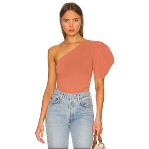 NWT Free People Something Bout You Solid Bodysuit in Honey Eyed XS
